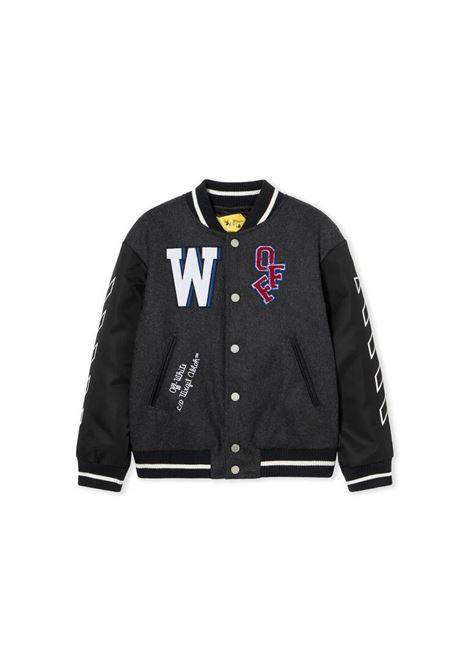 Giubbino con logo OFF WHITE KIDS | OBEH001F25FAB0010725